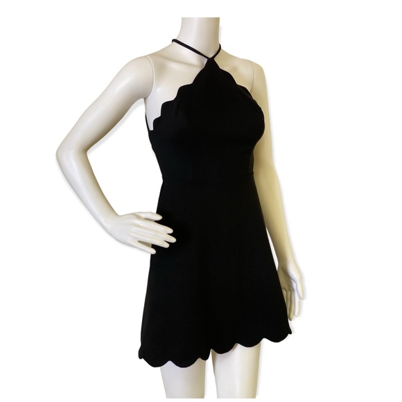 Lush Black Cocktail Dress - Picture 3 of 4